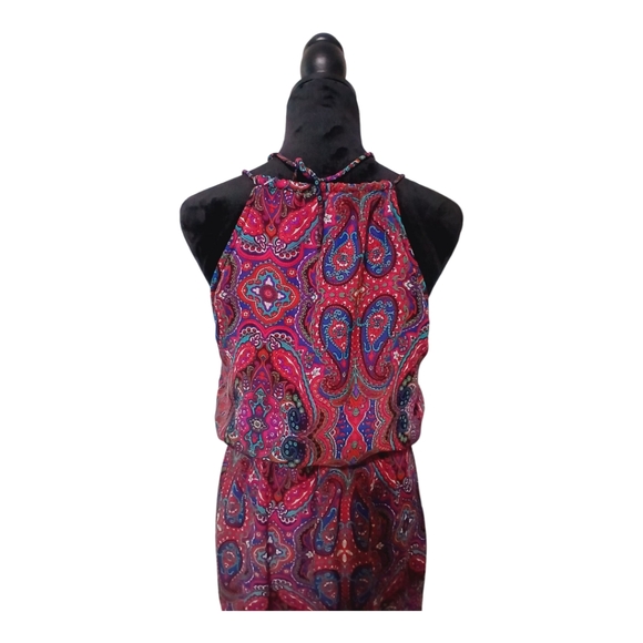L8TER MAXI PAISLEY DRESS SZ M - Picture 7 of 8